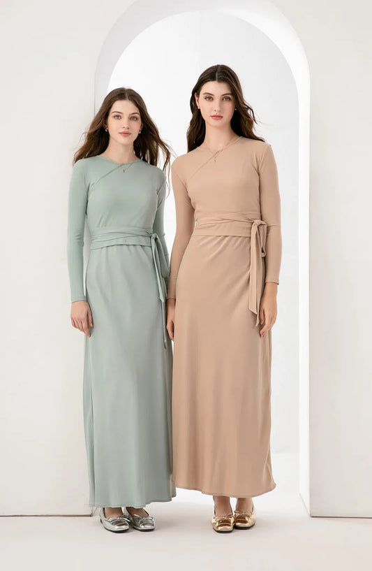 ARIDA  wrap tops + dress Maxi matching sets